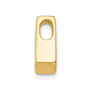 14k Yellow Gold A 4mm Diamond Slide Pendant