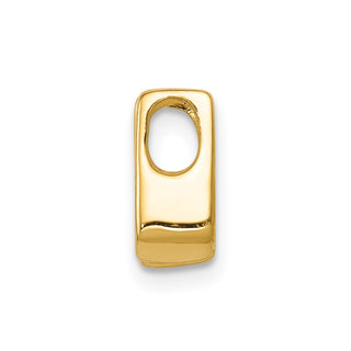 14k Yellow Gold AAA 3.75mm Diamond Slide Pendant