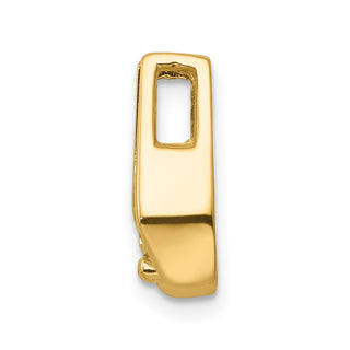 14k Yellow Gold 4.75mm AA Diamond Slide Pendant