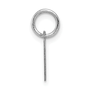 14k White Gold Plain .011 Gauge Engravable Heart Charm XWM116/11
