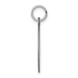 25mm x 18mm 14k White Gold Plain .009 Gauge Round Engravable Disc Charm