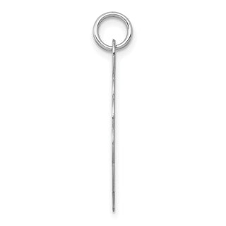29mm x 24mm 14k White Gold .018 Gauge Engraveable Scalloped Disc Charm