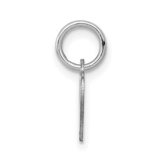 14k White Gold Heart Disc Charm XWM600/27