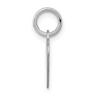 14k White Gold Heart Disc Charm XWM601/11