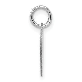 14k White Gold Heart Disc Charm XWM602/35