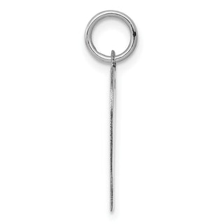 14k White Gold Heart Disc Charm XWM604/09