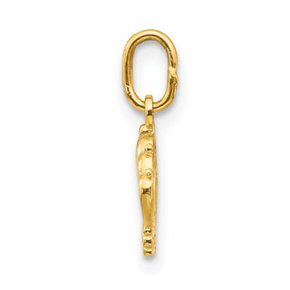 14k Yellow Gold Crown Charm YC1036
