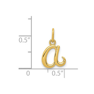 14k Yellow Gold Yellow Gold Initial Charm YC1060A