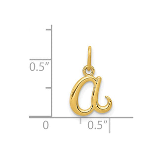 14k Yellow Gold Yellow Gold Initial Charm YC1060A