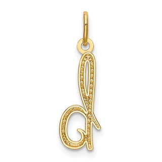 14k Yellow Gold Yellow Gold Initial Charm YC1060B
