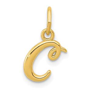 14k Yellow Gold Yellow Gold Initial Charm YC1060C