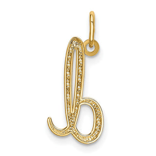 14k Yellow Gold Yellow Gold Initial Charm YC1060D