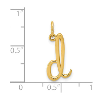 14k Yellow Gold Yellow Gold Initial Charm YC1060D