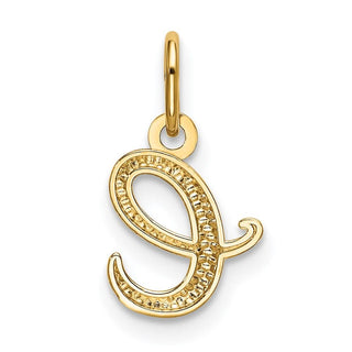 14k Yellow Gold Yellow Gold Initial Charm YC1060E