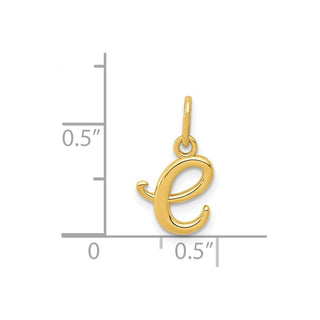 14k Yellow Gold Yellow Gold Initial Charm YC1060E