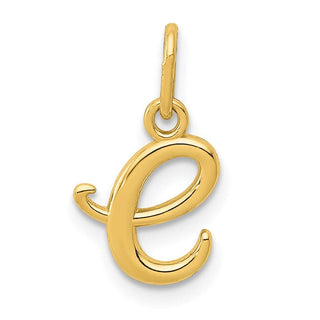 14k Yellow Gold Yellow Gold Initial Charm YC1060E