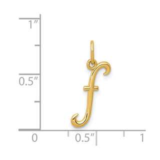 14k Yellow Gold Yellow Gold Initial Charm YC1060F