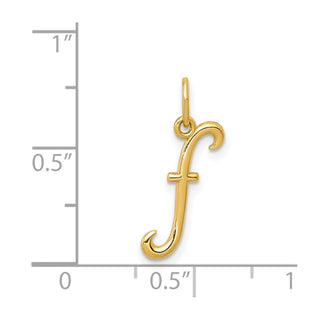 14k Yellow Gold Yellow Gold Initial Charm YC1060F