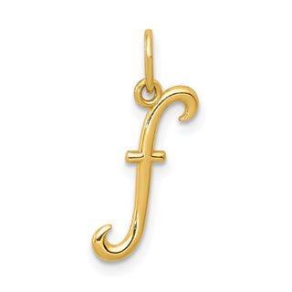 14k Yellow Gold Yellow Gold Initial Charm YC1060F