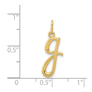 14k Yellow Gold Yellow Gold Initial Charm YC1060G