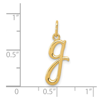 14k Yellow Gold Yellow Gold Initial Charm YC1060G