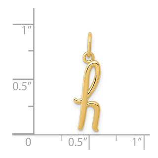 14k Yellow Gold Yellow Gold Initial Charm YC1060H
