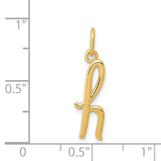 14k Yellow Gold Yellow Gold Initial Charm YC1060H