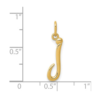 14k Yellow Gold Yellow Gold Initial Charm YC1060J