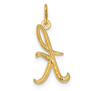 14k Yellow Gold Yellow Gold Initial Charm YC1060K