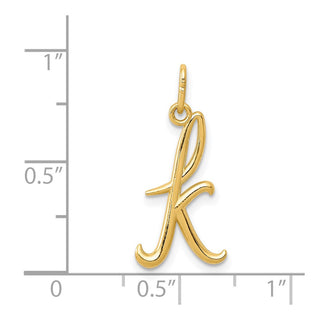 14k Yellow Gold Yellow Gold Initial Charm YC1060K