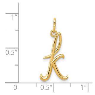14k Yellow Gold Yellow Gold Initial Charm YC1060K