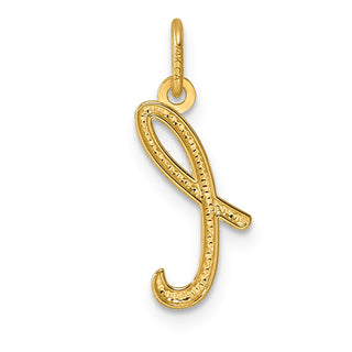 14k Yellow Gold Yellow Gold Initial Charm YC1060L