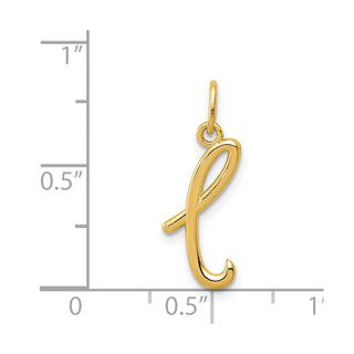 14k Yellow Gold Yellow Gold Initial Charm YC1060L