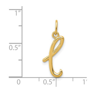14k Yellow Gold Yellow Gold Initial Charm YC1060L