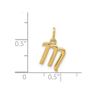 14k Yellow Gold Yellow Gold Initial Charm YC1060M