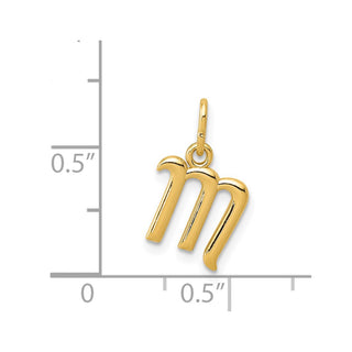 14k Yellow Gold Yellow Gold Initial Charm YC1060M