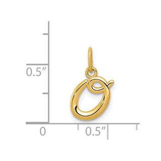 14k Yellow Gold Yellow Gold Initial Charm YC1060O