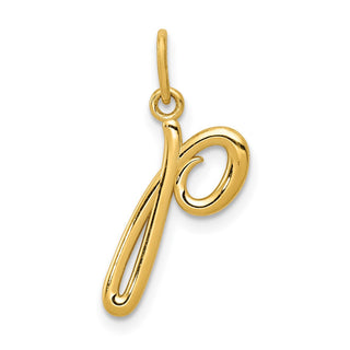 14k Yellow Gold Yellow Gold Initial Charm YC1060P