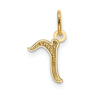 14k Yellow Gold Yellow Gold Initial Charm YC1060R