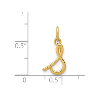14k Yellow Gold Yellow Gold Initial Charm YC1060S