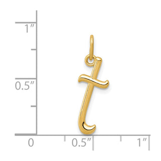 14k Yellow Gold Yellow Gold Initial Charm YC1060T