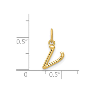 14k Yellow Gold Yellow Gold Initial Charm YC1060V