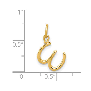 14k Yellow Gold Yellow Gold Initial Charm YC1060W