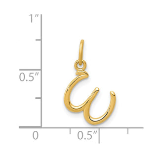 14k Yellow Gold Yellow Gold Initial Charm YC1060W