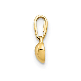 14k Yellow Gold Childrens Heart Pendant YC1137