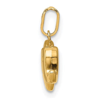 14k Yellow Gold Polished Elephant Pendant YC1421