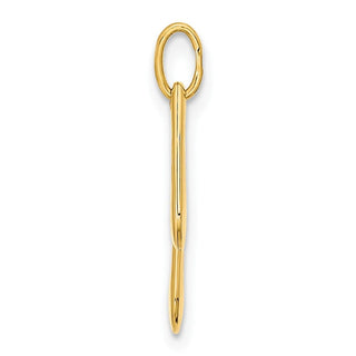 14k Yellow Gold Polished Music Note Charm