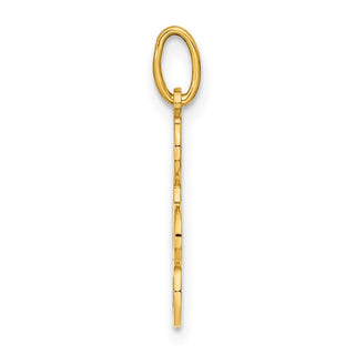 14k Yellow Gold Polished Treble Clef Charm YC1479