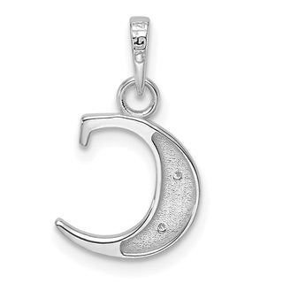 14K White Gold Diamond Letter C Initial Pendant YC1541WC