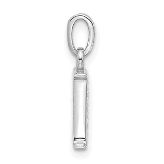14K White Gold Diamond Letter K Initial Pendant YC1541WK